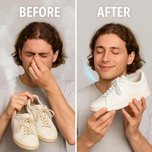 Odour buster shoe - shoe, deodoriser